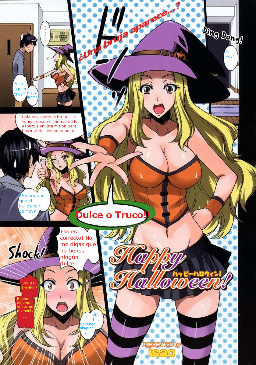 [isao] Happy Halloween! (COMIC 0EX 2008-11) [Spanish] [Davidhood] [Decensored] [isao] Happy Halloween！ (コミックゼロエクス 2008年11月号) [スペイン翻訳] [無修正]