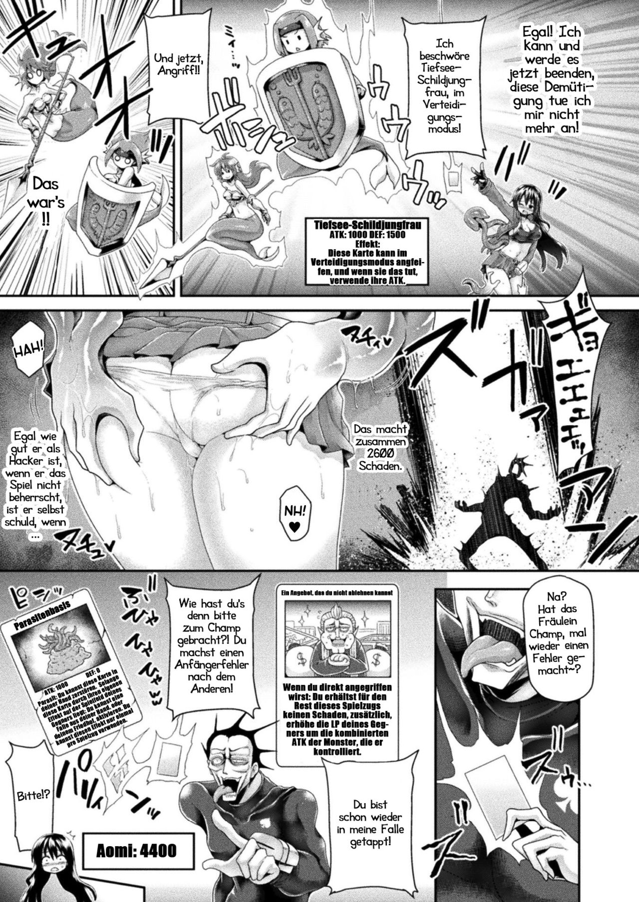 [Koppamu] Joker Game Shikumareta Zecchou Duel | Hacker gegen Champion (Haiboku Otome Ecstasy Vol. 5) [German] [Digital] [こっぱむ] ジョーカーゲーム 仕組まれた絶頂デュエル (敗北乙女エクスタシー Vol.5) [ドイツ翻訳] [DL版]